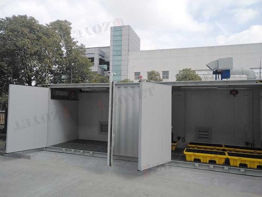 Các đơn vị lưu trữ ngắn hạn di động chứa hóa chất