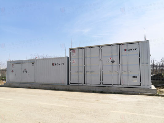 Thùng chứa pin năng lượng mặt trời di động Thùng chứa khối cao 40ft với cửa bên