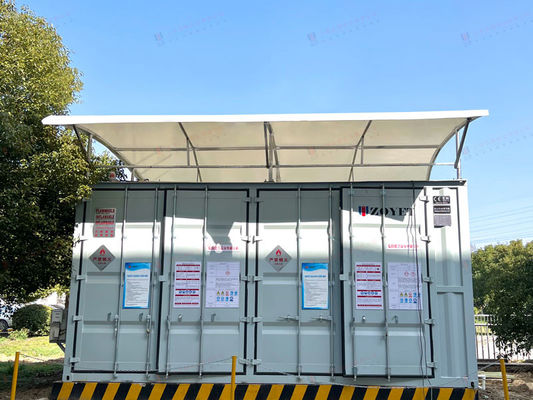 Chất chứa sạc pin ngoài trời với cấu trúc chống cháy và điều chỉnh nhiệt độ thông minh