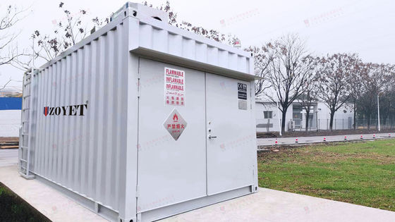 Q235B Container vận chuyển năng lượng mặt trời 20 ft cao khối bên cửa container