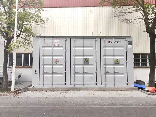 20ft Side Door Container Container năng lượng mặt trời với cánh cửa mở bên
