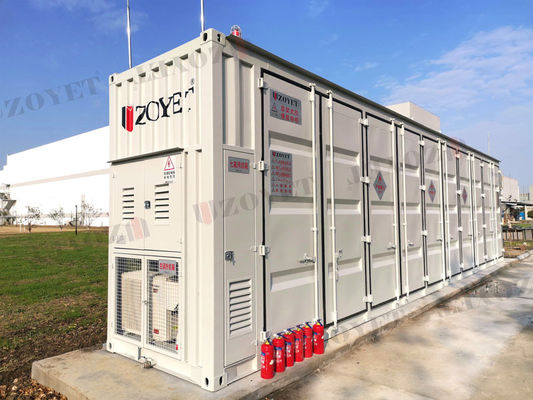 Thùng chứa bình khí ngoài trời với hệ thống giám sát thông minh chống rò rỉ và cách nhiệt hai lớp để cung cấp khí an toàn