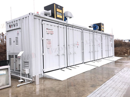 20ft High-Security Outdoor Battery Charging Container với phát hiện khói lửa và các tính năng tùy chỉnh