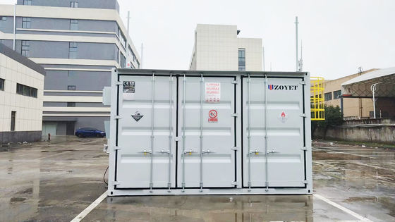 Khối chứa bình chứa khí chống nổ có kích thước tùy chỉnh với cách nhiệt hai lớp và điều khiển nhiệt độ