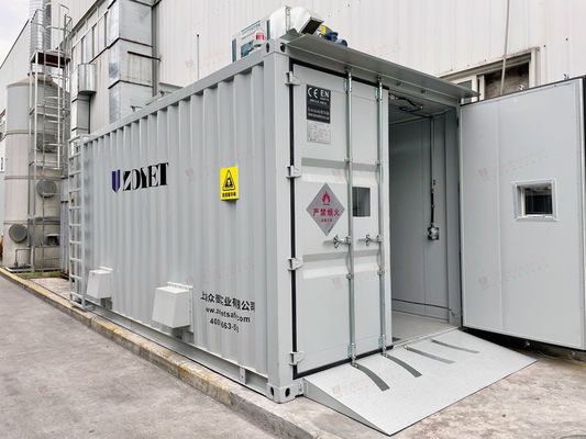 Container vận chuyển thép 40GP đi bộ theo kiểu với phụ kiện tùy chỉnh